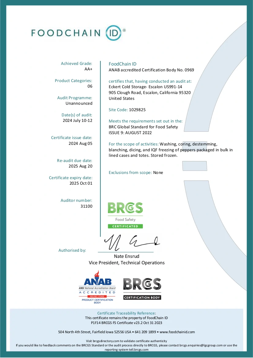 Escalon-BRC-Certificate-2024-2025