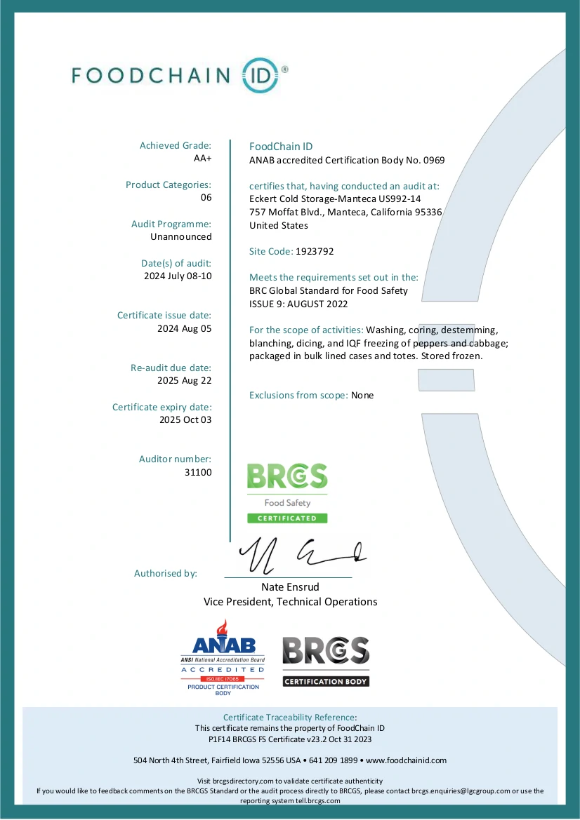 Escalon-BRC-Certificate-2024-2025